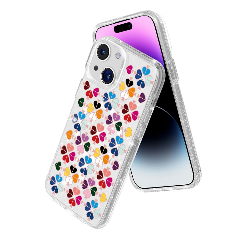 Glittering Crystal Red Heart Pattern Magnetic Phone Case, For iPhone 15, For iPhone 14 Plus, For iPhone 14, For iPhone 14 Pro, For iPhone 14 Pro Max, For iPhone 13 Pro Max, For iPhone 13 Pro, For iPhone 13
