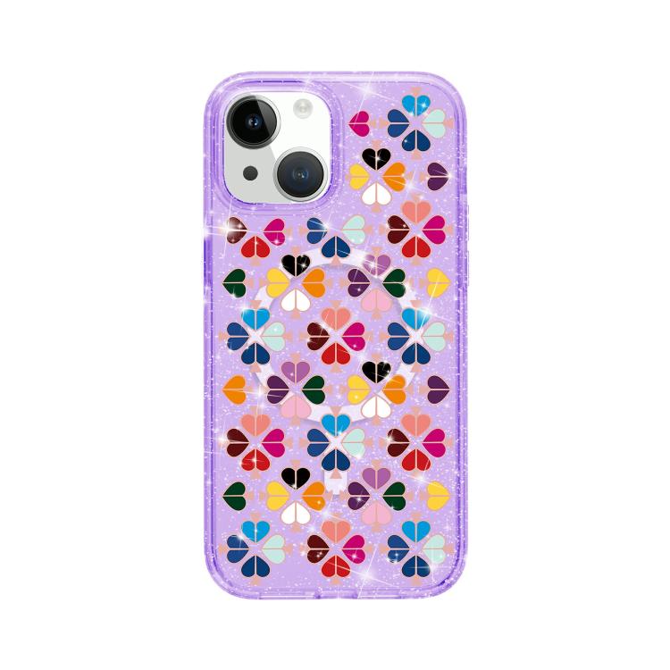 Glittering Crystal Red Heart Pattern Magnetic Phone Case, For iPhone 15, For iPhone 14 Plus, For iPhone 14, For iPhone 14 Pro, For iPhone 14 Pro Max, For iPhone 13 Pro Max, For iPhone 13 Pro, For iPhone 13
