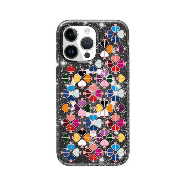 Glittering Crystal Red Heart Pattern Magnetic Phone Case, For iPhone 15, For iPhone 14 Plus, For iPhone 14, For iPhone 14 Pro, For iPhone 14 Pro Max, For iPhone 13 Pro Max, For iPhone 13 Pro, For iPhone 13