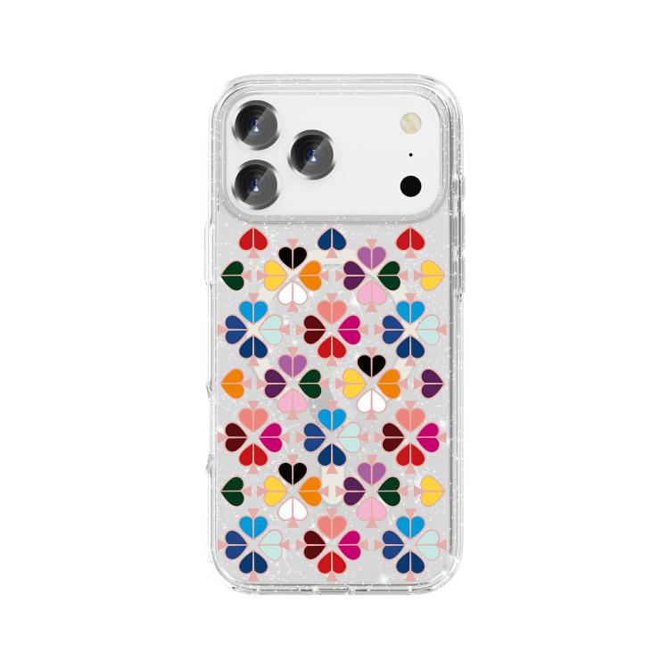 Glittering Crystal Red Heart Pattern Magnetic Phone Case, For iPhone 18 Pro / 17 Pro, For iPhone 18 Pro Max / 17 Pro Max