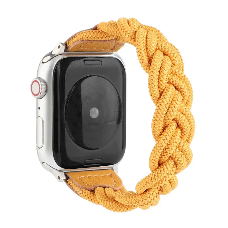 Elastic Woven Watchband For Apple Watch Series 6 & SE & 5 & 4 40mm / 3 & 2 & 1 38mm, 160mm