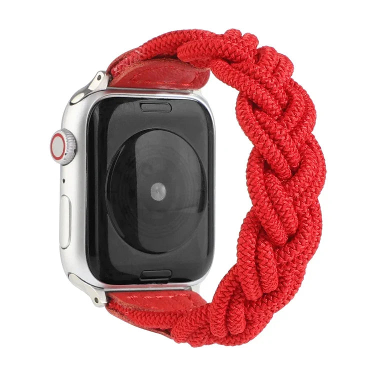 Elastic Woven Watchband For Apple Watch Series 6 & SE & 5 & 4 44mm / 3 & 2 & 1 42mm, 160mm
