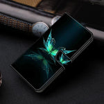 Crystal-Like Painted Vegan Leather Phone Case, For iPhone 11