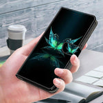 Crystal-Like Painted Vegan Leather Phone Case, For iPhone 11
