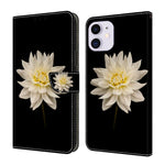 Crystal-Like Painted Vegan Leather Phone Case, For iPhone 11