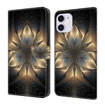Crystal-Like Painted Vegan Leather Phone Case, For iPhone 11