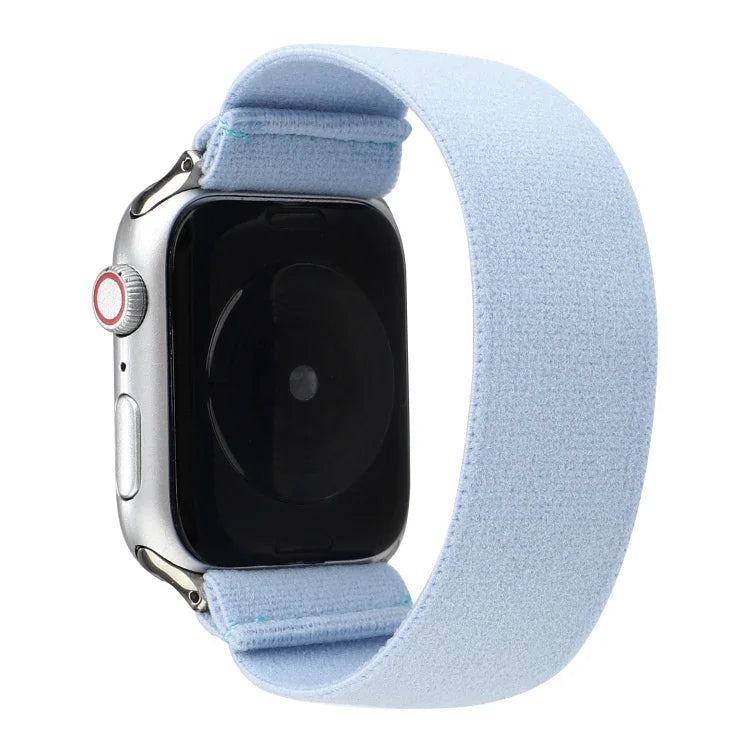 Solid Color Silicone Replacement Strap Watchband, For Apple Watch Series 7  41mm / & 6 & SE & 5 & 4 40mm, For Apple Watch Series  7  45mm / & 6 & SE & 5 & 4 44mm
