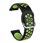 For Samsung Galaxy Watch Active2 44mm Two-color Silicone Replacement Strap Watchband
