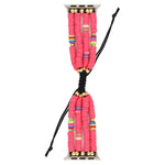 Bohemian Style Soft Ceramic Beaded Strap For Apple Series 6 & SE & 5 & 4 44mm / 3 & 2 & 1 42mm, For Apple Series 7 45mm / 6 & SE & 5 & 4 44mm / 3 & 2 & 1 42mm