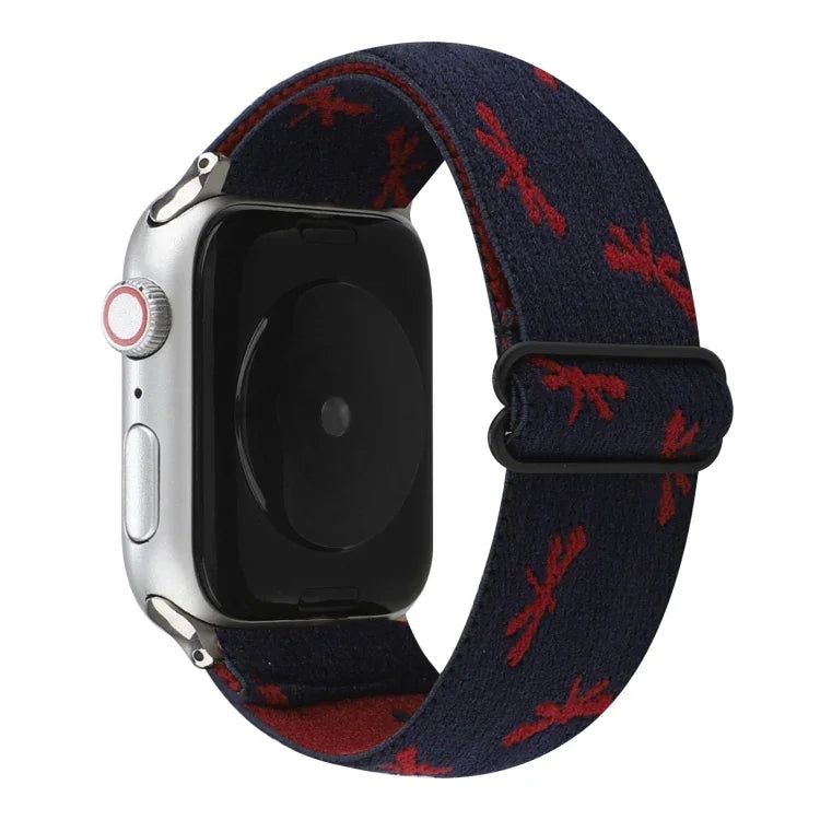 Ethnic Style Buckle Watchband For Apple Watch Series 6 & SE & 5 & 4 40mm / 3 & 2 & 1 38mm, For Apple Watch Series 7 41mm / 6 & SE & 5 & 4 40mm / 3 & 2 & 1 38mm