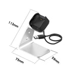 For Fitbit Versa / Versa Lite / Versa SE Universal Aluminum Alloy Charger Holder with Chip Protection, Support Fast Charging, For Fitbit Versa