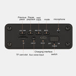M5 Subwoofer Wooden Bluetooth 4.2 Speaker, Support TF Card & 3.5mm AUX & FM