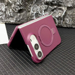 Skin Feel Frosted Rotation Holder Phone Case, For iPhone Duo