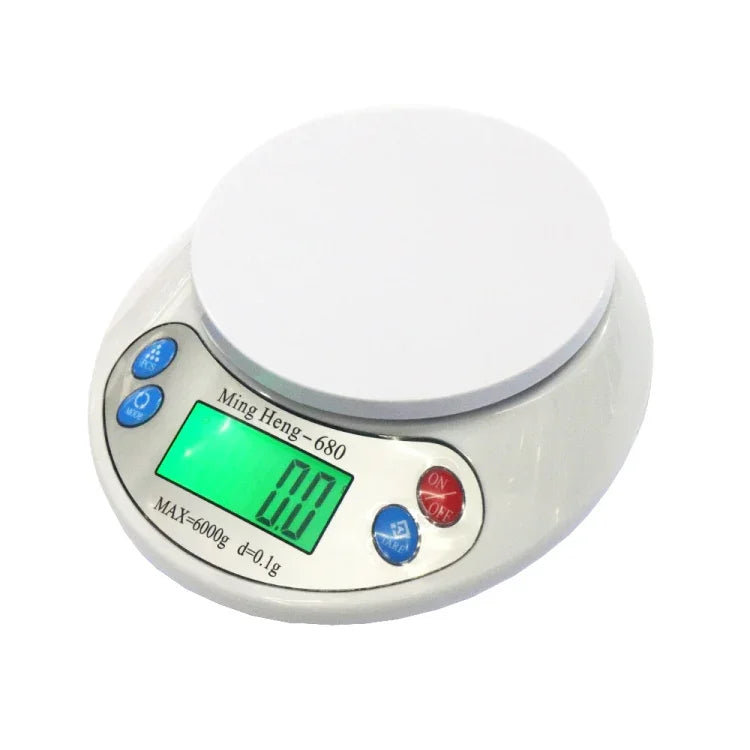 MH-680 6000g x 0.1g 2.2 inch LCD Digital Electronic Kitchen Scale, MH-680 6kg x 0.1g