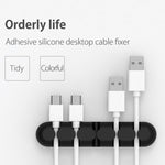 ORICO CBS5 Silicone Material Desktop Cable Manager Winder Fixer, Size: 9.6*2*1.2cm
