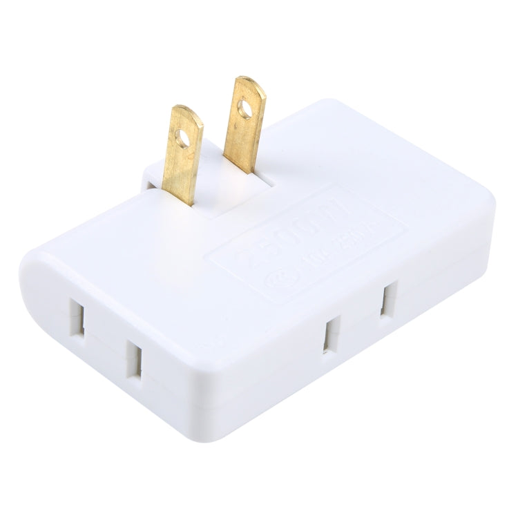 1 to 3 15A 180 Degrees Rotation Extension Multi Plug Mini Slim Wireless Outlet Socket, US Plug, AC 110-220V