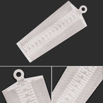 Wedge Feeler Gap 45-60mm Stainless Steel Ruler Inspection Taper Gauge Metric Measure Tool, 45-60mm Metric