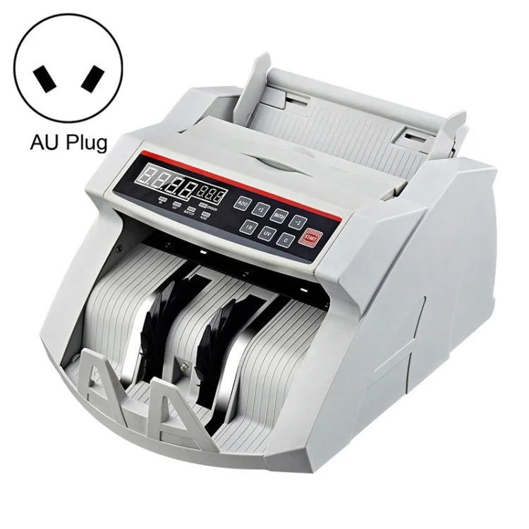 2108UV/IR Portable Multi-Currency Currency Counter, Specification: AU Plug, 220V AU Plug