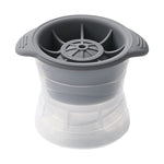 Home Spherical Ice Lattice Whisky Wine Ice Cube Maker Silicone Trays Mold with Cover