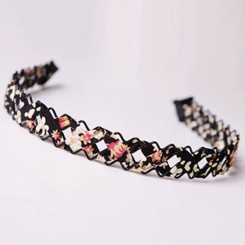 Hollow Braid Style Hair Hoop Headwear Random Color Delivery