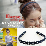 Hollow Braid Style Hair Hoop Headwear Random Color Delivery