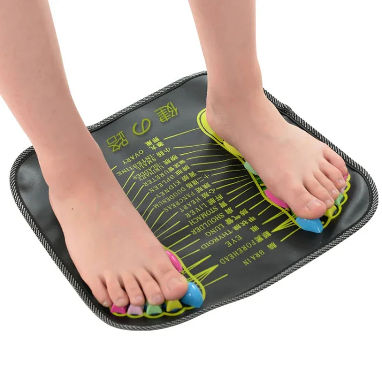 PP Foot Reflexology Quadrate Stones Foot Massage Pad, PP Massage Pad