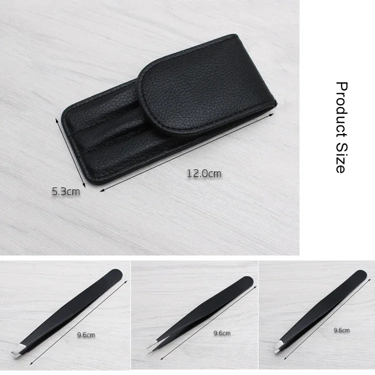 3 in 1 Portable Stainless Steel Eyebrow Scissors