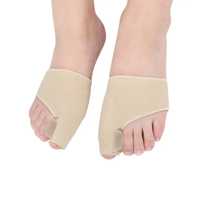 1 Pair SEBS Hallux Valgus Correction Sleeve Feet Care Special Big Toe Bone Ring Foot Thumb Orthopedic Brace Relieve for Men / Women, Size: L, Size: L