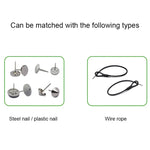 100pcs HTG-005 Small Hammer Anti-theft Magnetic Buckle EAS Anti-theft Sound and Magnetic Button Label for Supermarket Commodities, Random Color Delivery, HTG-005 Small Hammer