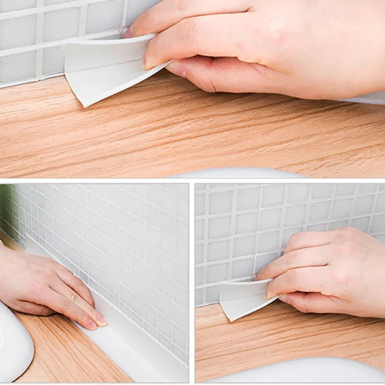PE Kitchen and Bathroom Waterproof and Mildew Proof tape  Size:60mm x 3.35m, Mildew Proof tape