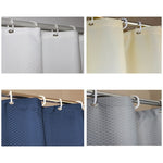 Thickening Waterproof And Mildew Curtain Honeycomb Texture Polyester Cloth Shower Curtain Bathroom Curtains,Size:200*200cm, Size:200*200cm
