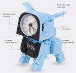 Mini Manual Child Deformation Alarm Clock Robot Toy
