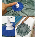 4 Holes Automatic Foldable Fishing Net Nylon Shrimp Crab Minnow Trap Fish Cast Net Fishing Tackle, 4 Holes