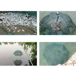 4 Holes Automatic Foldable Fishing Net Nylon Shrimp Crab Minnow Trap Fish Cast Net Fishing Tackle, 4 Holes