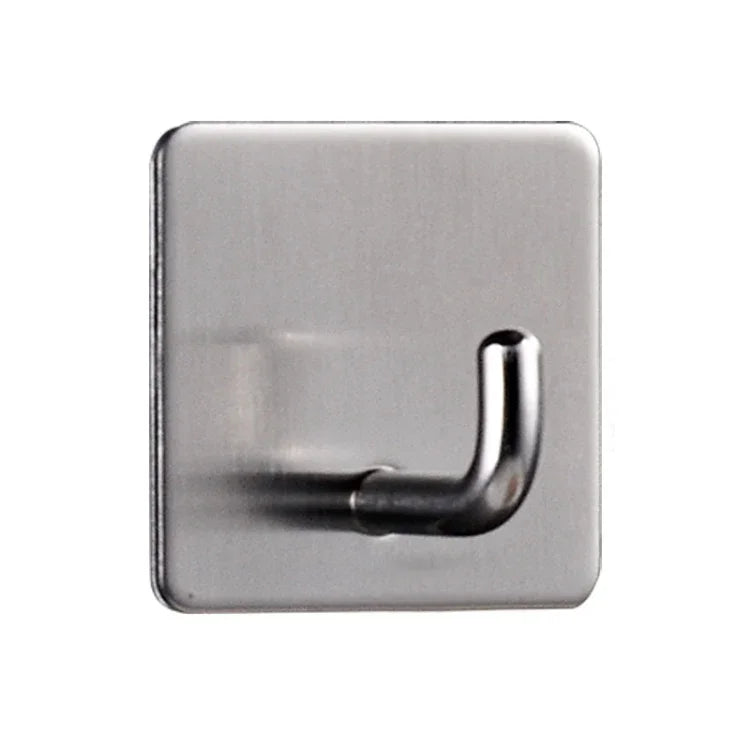 MYD-1038 304 Stainless Steel Sticky Hook Kitchen Bathroom Multi-functional Hole Free Wall Mount Holder, MYD-1038
