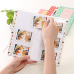 3 inch DIY Creativity Insert Type Mini Exquisite Photo Album, Many Trees Dry Pattern, Forest Deer Pattern, Iron Tower Pattern, Little Swallow Pattern, Baymax Pattern, Four Leaf Clover Pattern