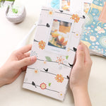 3 inch DIY Creativity Insert Type Mini Exquisite Photo Album, Little Swallow Pattern, Baymax Pattern, Four Leaf Clover Pattern, Many Trees Dry Pattern, Forest Deer Pattern, Iron Tower Pattern