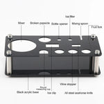 18 in 1 Cocktail Shaker Tools Setwith Acrylic Mount, , Capacity: 750ml, 750ml
