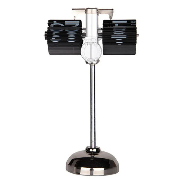 Creative Home Office Bedroom Retractable Flip Trolley Small Balance Clock, Retractable (Black)