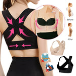Women Ultrathin Kyphosis Correction Shoulder Support Tight-fitting Orthopedic Belt, Size:XXL, XXL