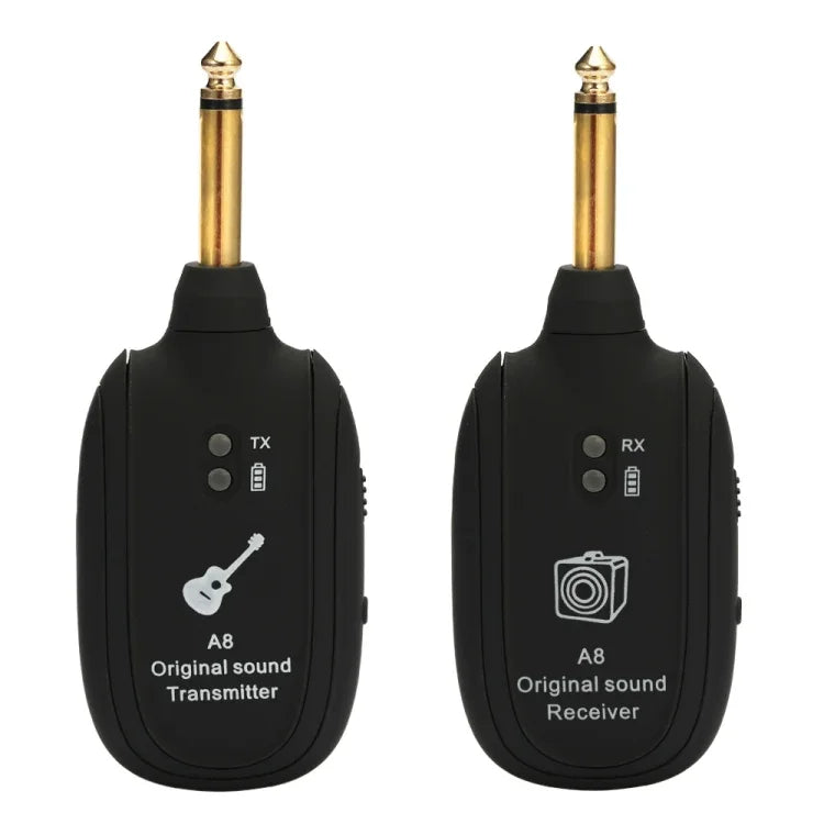 Guitar Wireless Transmitter Receiver A8 Electric Guitar Wireless Connection System Pickups, Guitar Wireless Transmitter