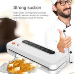 Household Commercial Food Vacuum Plastic Packaging Machine Sealer Closer Machine, Chinese Plug, Food Chinese Plug (Black), Food Chinese Plug (White)