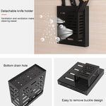 Stainless Steel Wall-mounted Kitchen Rack Hanging Kinfe Holder, Kinfe Holder