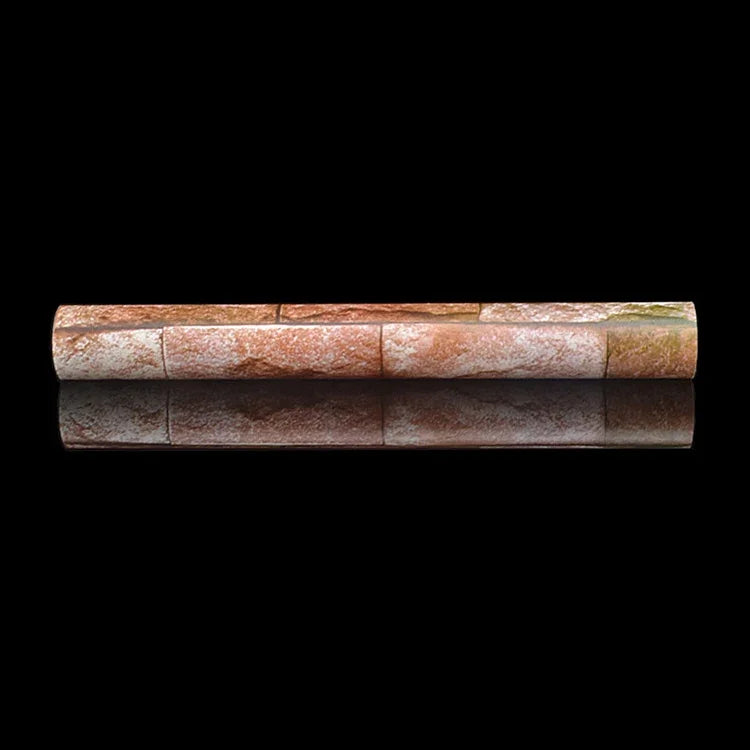 Qi Yunshi Creative 3D Stone Brick Decoration Wallpaper Stickers Bedroom Living Room Wall Waterproof Wallpaper Roll, Size: 45 x 1000cm, Qi Yunshi