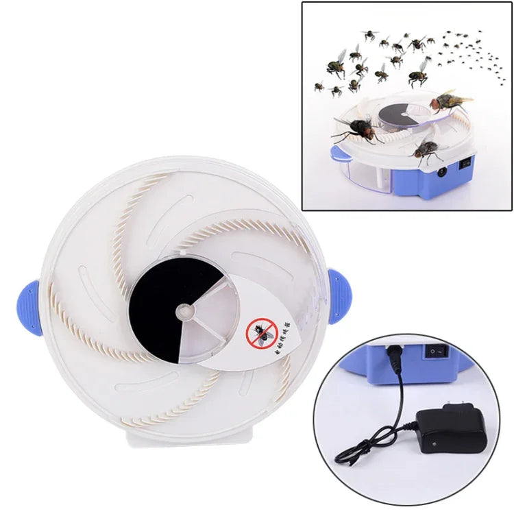 Electric Rotary Fly Catcher Flytrap Mosquito Killer Repellent, US Plug, US Plug