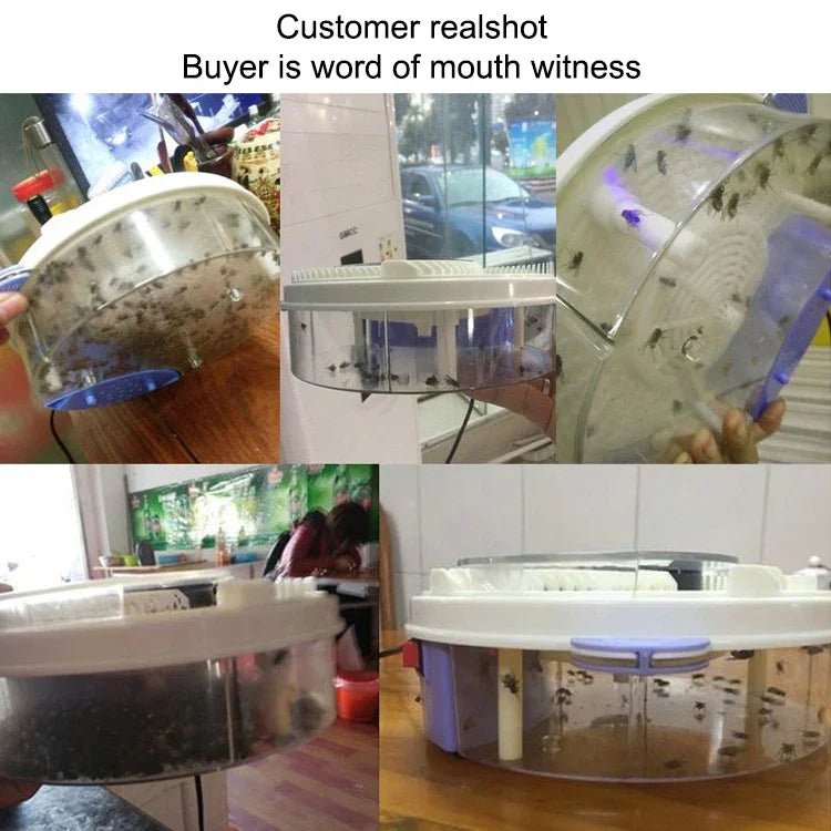 Electric Rotary Fly Catcher Flytrap Mosquito Killer Repellent, US Plug, US Plug