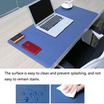 Multifunction Business Double Sided PU Leather Mouse Pad Keyboard Pad Table Mat Computer Desk Mat, Size: 120 x 60cm, Size: 120 x 60cm(Black Red), Size: 120 x 60cm, Size: 120 x 60cm(Green + Silver), Size: 120 x 60cm(Blue + Yellow)