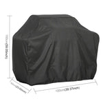 Outdoor Anti-UV Waterproof Dust-proof 210D Oxford Cloth BBQ Square Protective Bag Charcoal Barbeque Grill Cover, Size: 100x60x150cm, Size: 100x60x150cm