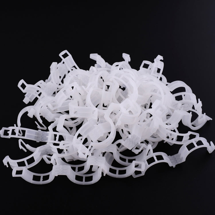 500 PCS 25mm Plastic Fixed Tie Clip Hanging Crane Folder Vines Plant Fixed Clip, 500 PCS