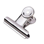 100PCS 22mm Silver Metal Stainless Steel Round Clip Notes Letter Paper Clip Office Bind Clip, 100PCS / 22mm
